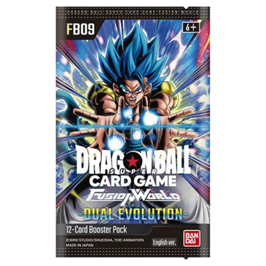 Dragon Ball Super: Fusion World Dual Evolution (FB09) — Booster Pack (12 Cards) [ENG]