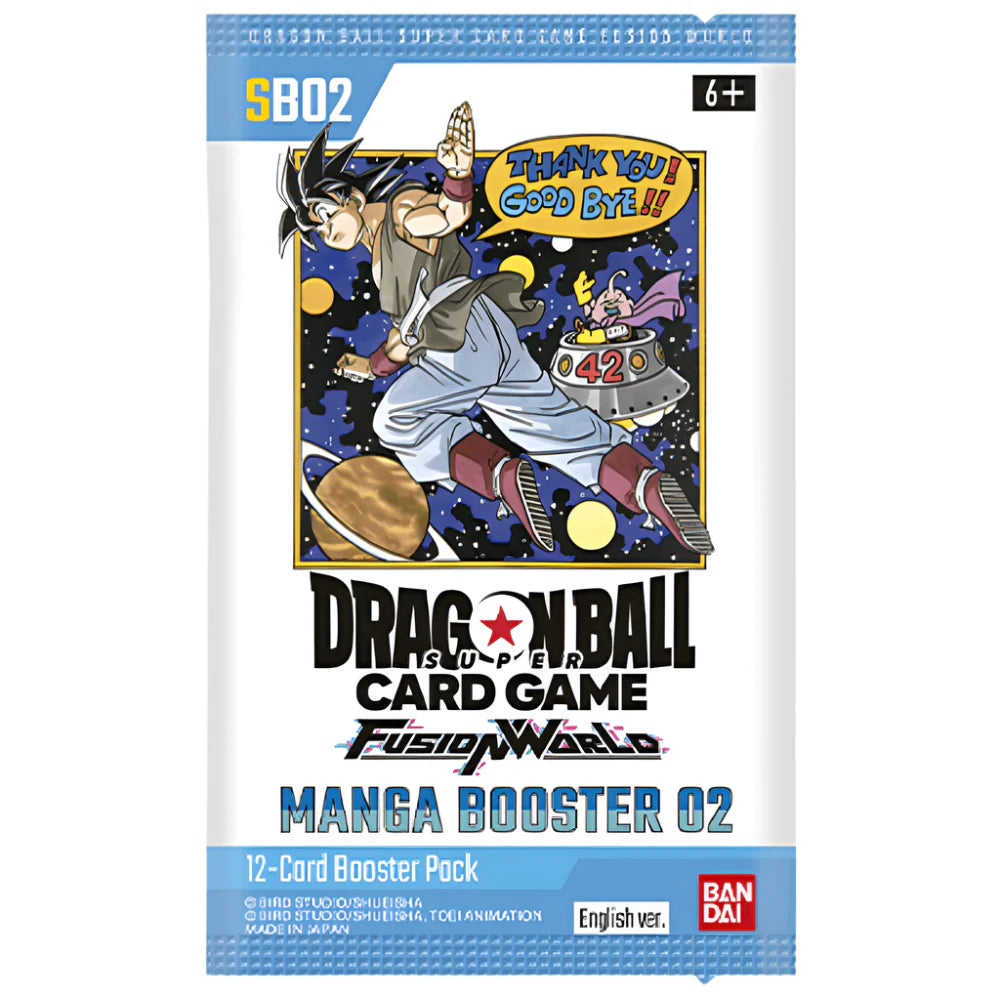 Dragon Ball Super: Fusion World Manga (SB02) — Booster Pack (12 Cards) [ENG]