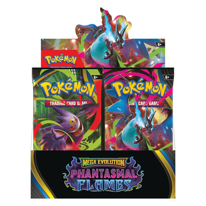 Pokémon Mega Evolution: Phantasmal Flames — Booster Display (36 Packs) [ENG]