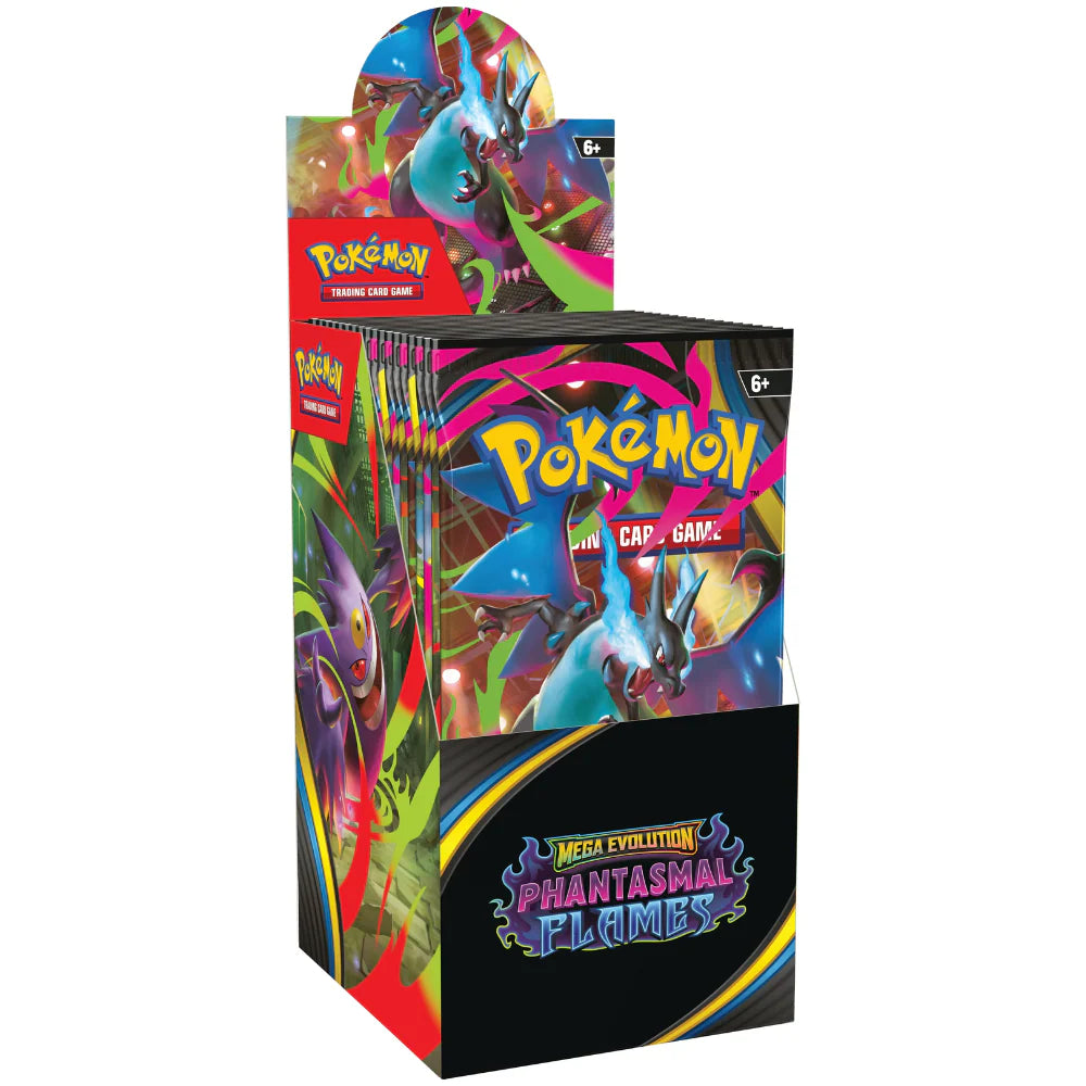 Pokémon Mega Evolution: Phantasmal Flames — Half Booster Display (18 Packs) [ENG]